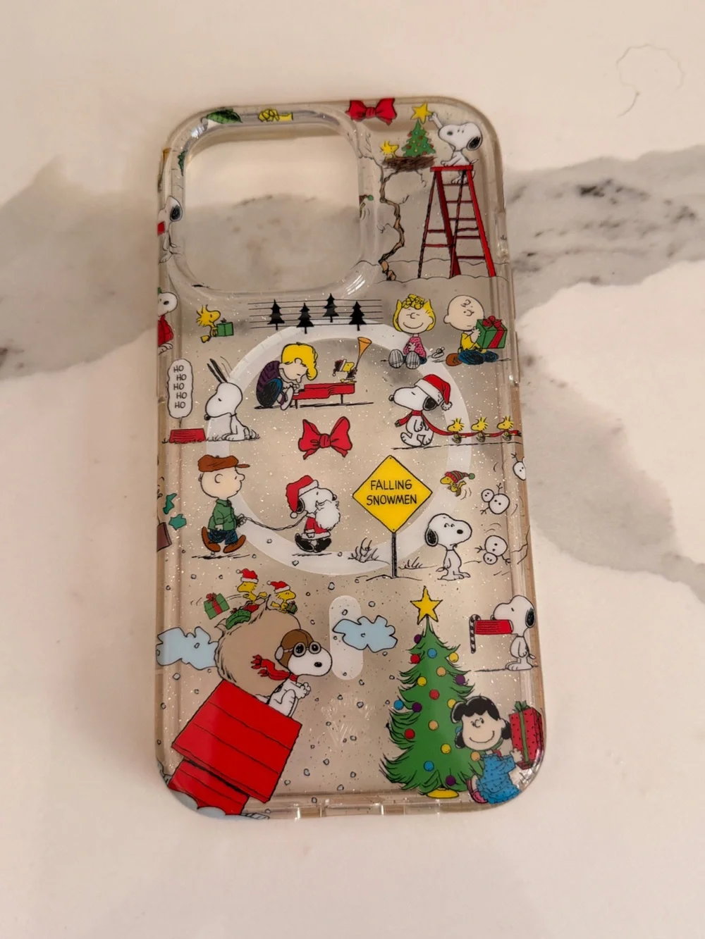 Velvet Caviar Peanuts Christmas iPhone 14 Pro Case